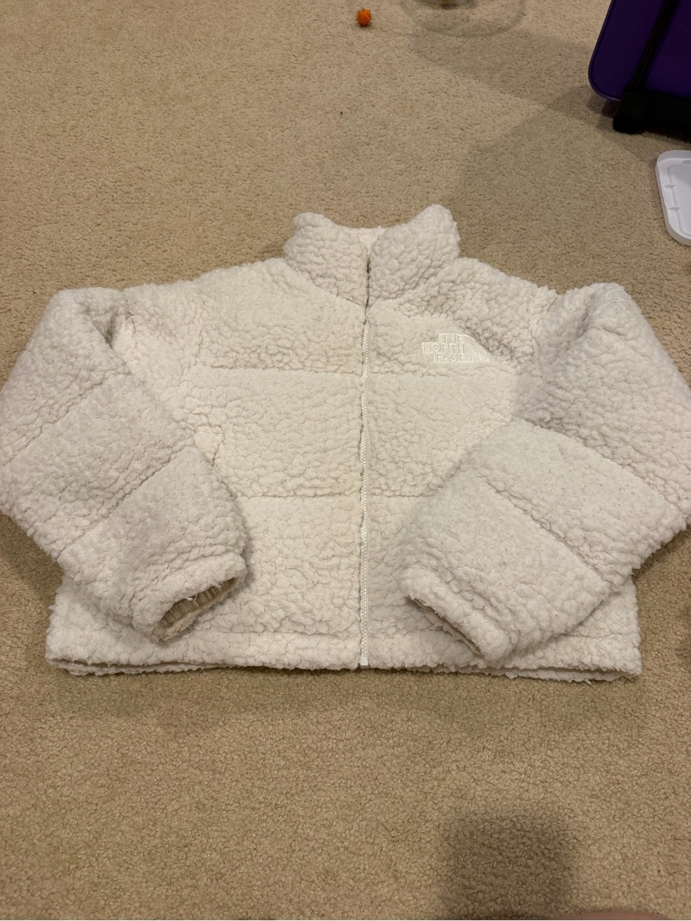 The North Face Women’s Cream Sherpa Puffer Jacket - Plush Fleece